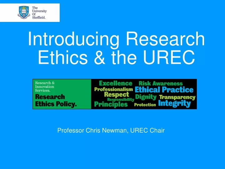 introducing research ethics the urec