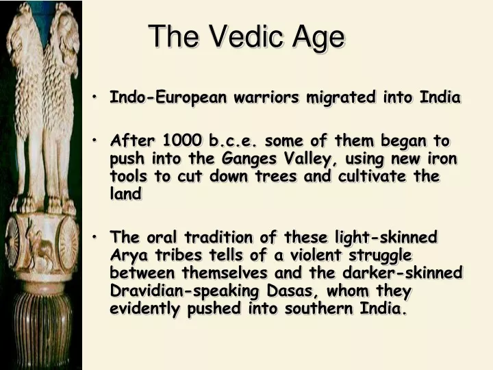the vedic age