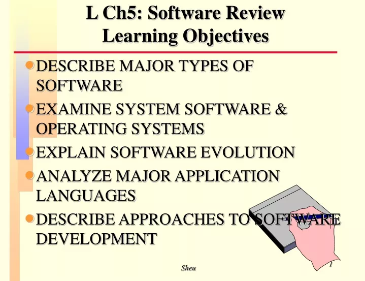 l ch5 software review learning objectives