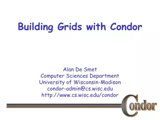 Building Grids with Condor