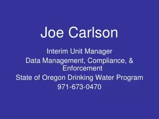 Joe Carlson