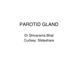 PAROTID GLAND