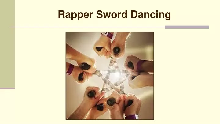 rapper sword dancing