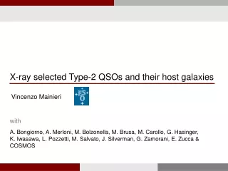 X-ray selected Type-2 QSOs and their host galaxies
