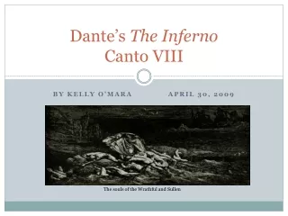 Dante’s  The Inferno Canto VIII