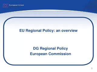 EU Regional Policy: an overview