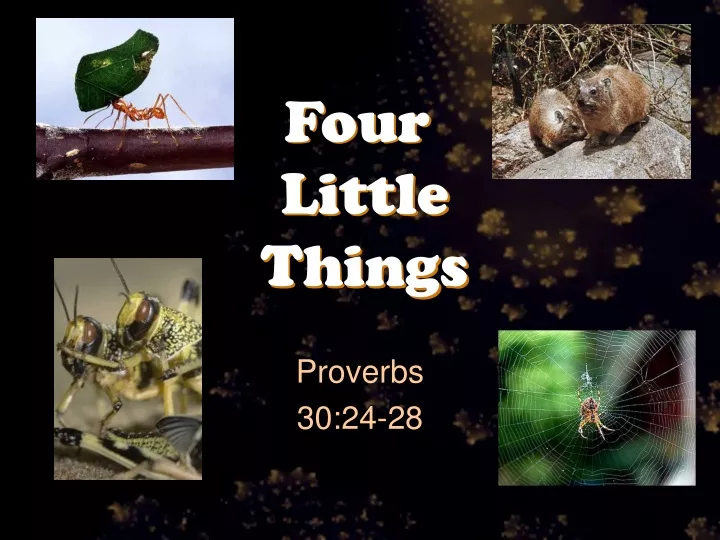 four little things