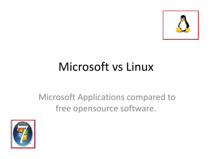 microsoft vs linux