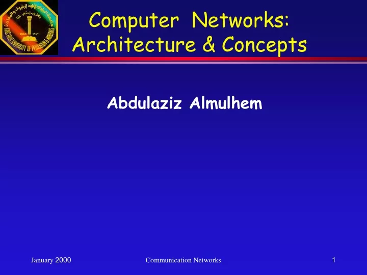 computer networks architecture concepts