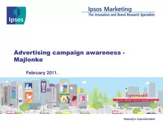 Advertising campaign awareness - Majlonke