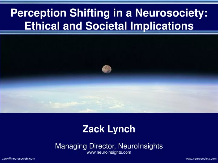perception shifting in a neurosociety ethical and societal implications