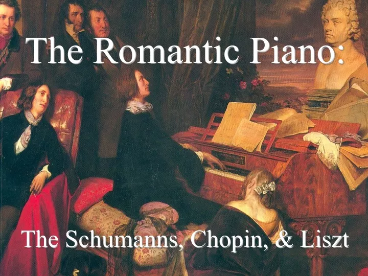 the romantic piano