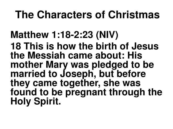 matthew 1 18 2 23 niv 18 this is how the birth