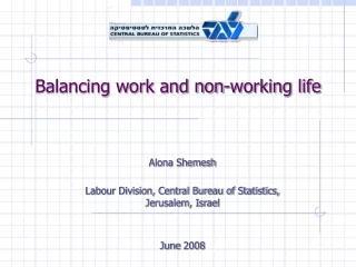 Balancing work and non-working life