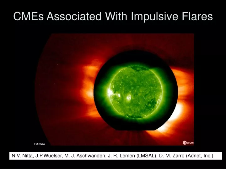 cmes associated with impulsive flares