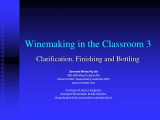 Winemaking in the Classroom 3