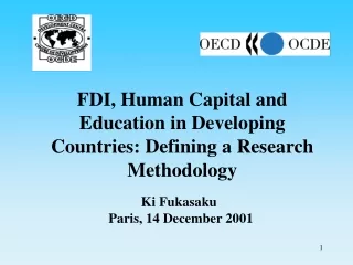 FDI, Human Capital and Education in Developing Countries: Defining a Research Methodology