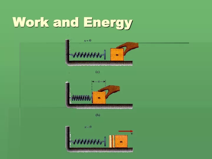 work and energy