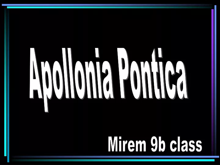 apollonia pontica