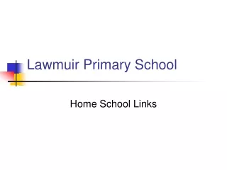 Lawmuir Primary School