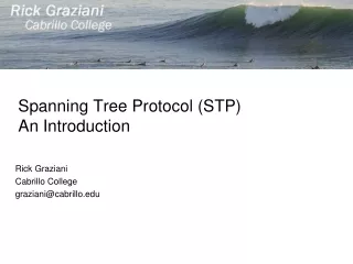 Spanning Tree Protocol (STP) An Introduction