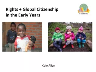 Rights + Global Citizenship  in the Early Years