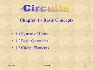 Chapter 1 - Basic Concepts