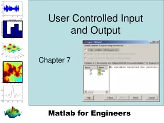 User Controlled Input and Output