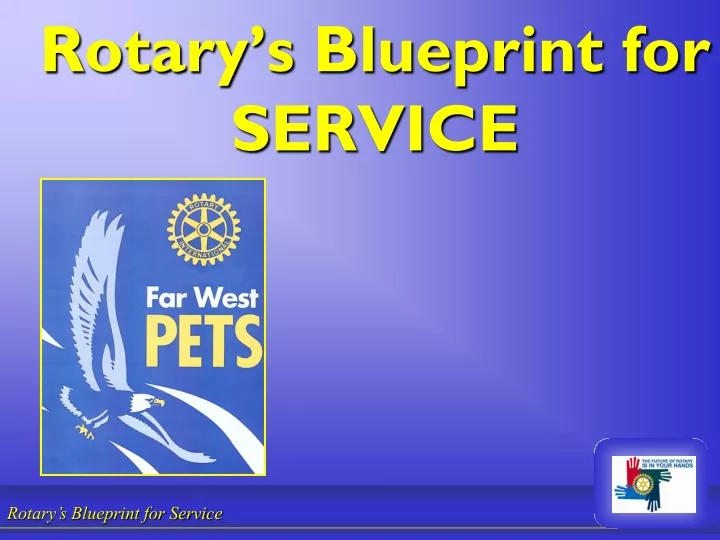 rotary s blueprint for service