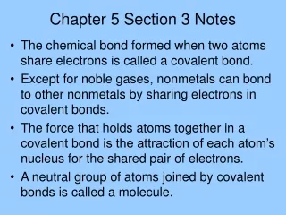 Chapter 5 Section 3 Notes