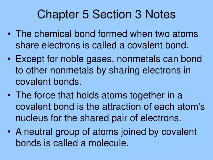 chapter 5 section 3 notes