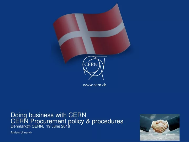 doing business with cern cern procurement policy