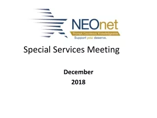 Special Services Meeting