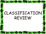 PPT - Classification Review Processes PowerPoint Presentation, Free ...