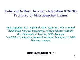 Coherent X-Ray Cherenkov Radiation (CXCR) Produced by Microbunched Beams