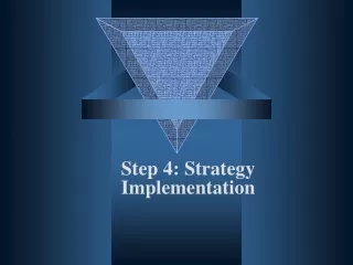 Step 4: Strategy Implementation