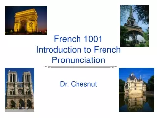 French 1001 Introduction to French Pronunciation