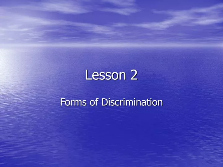 lesson 2