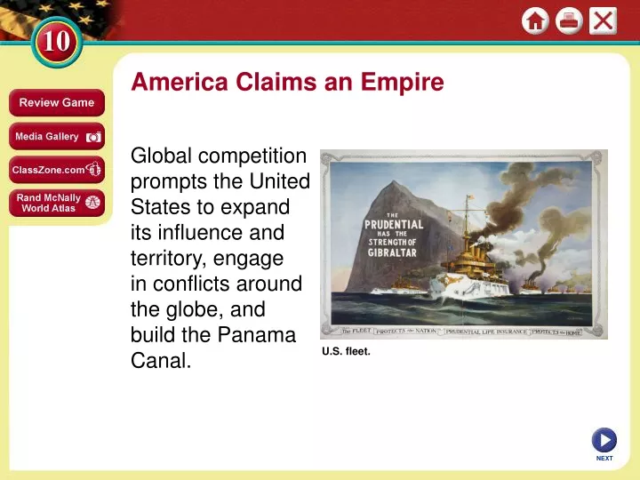 america claims an empire