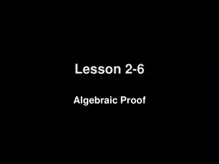 Lesson 2-6