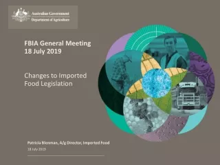 FBIA General Meeting 18 July 2019