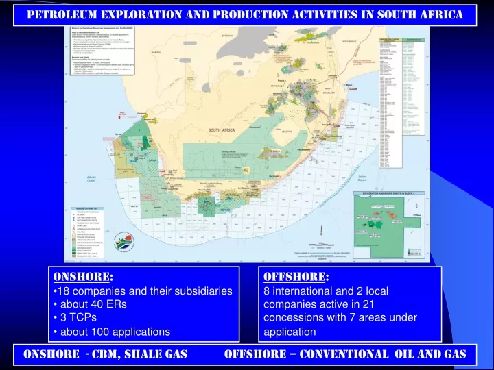 petroleum exploration and production activities