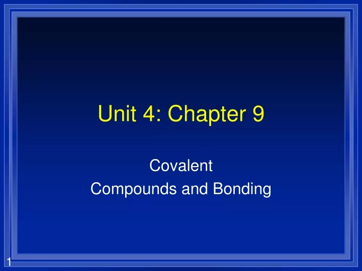 unit 4 chapter 9