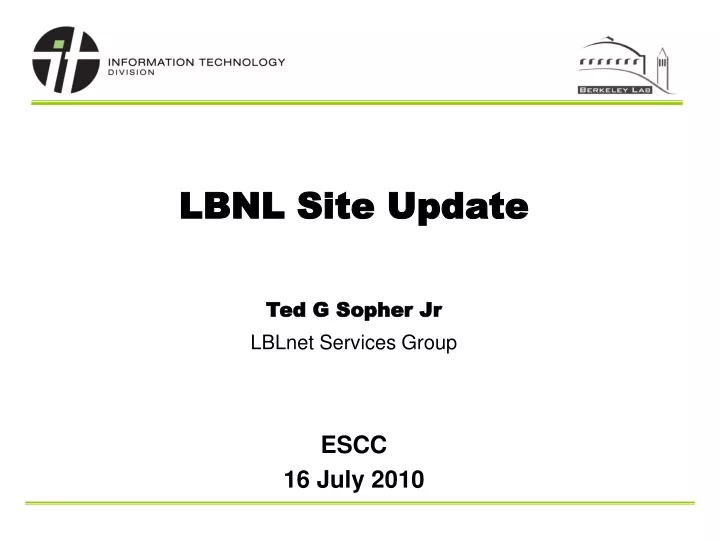 lbnl site update