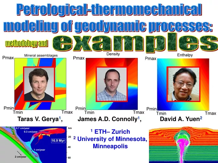 petrological thermomechanical modeling