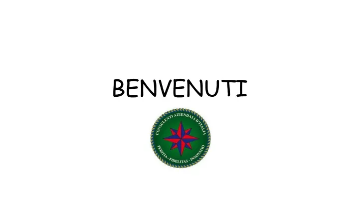 benvenuti