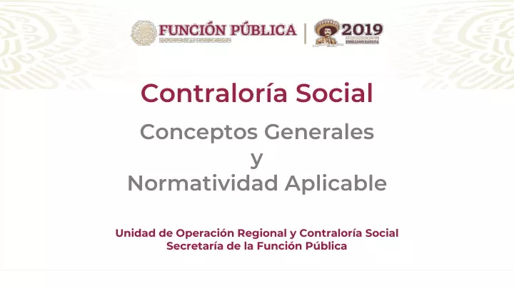 contralor a social conceptos generales