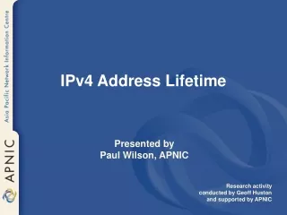 IPv4 Address Lifetime