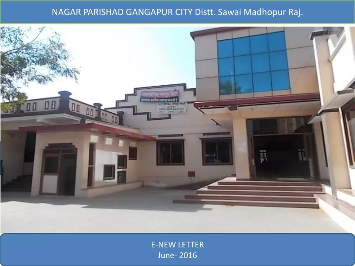nagar parishad gangapur city distt sawai madhopur