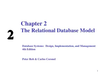 Chapter 2 The Relational Database Model